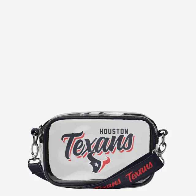 Houston Texans Sac à bandoulière transparent Monty Script