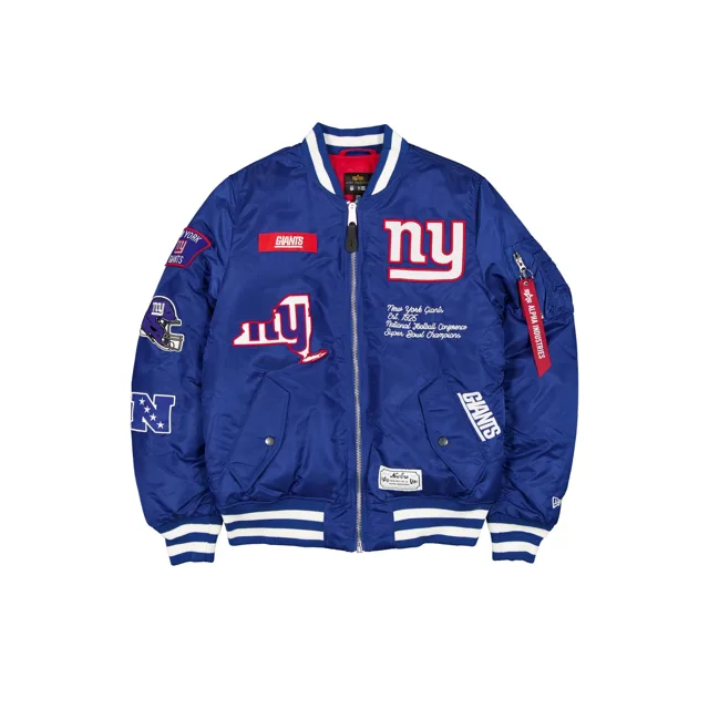 Alpha Industries x New York Giants Blouson aviateur bleu MA-1