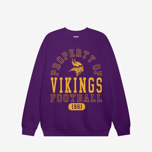 Minnesota Vikings Propriété du sweat-shirt à col rond