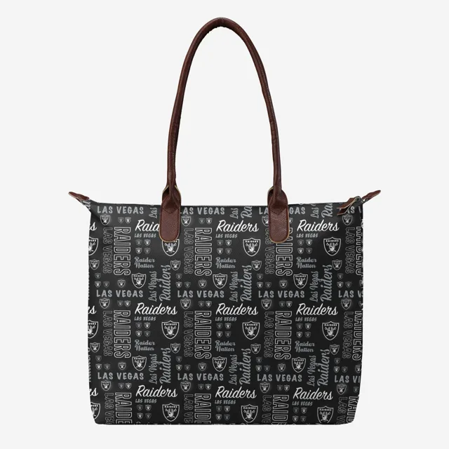 Las Vegas Raiders Sac fourre-tout de la collection imprimée de style fougueux