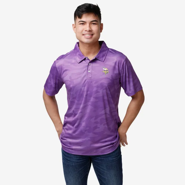 Minnesota Vikings Polo en polyester camouflage couleur
