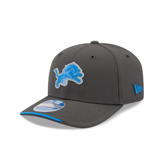 Detroit Lions 2026 Sideline Cold Weather 9SEVENTY Bonnet extensible à bouton-pression