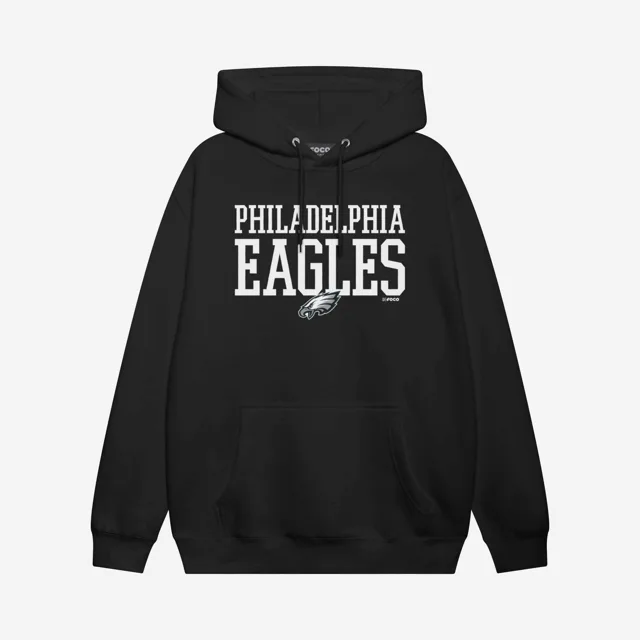 Philadelphia Eagles Sweat à capuche avec mot en gras