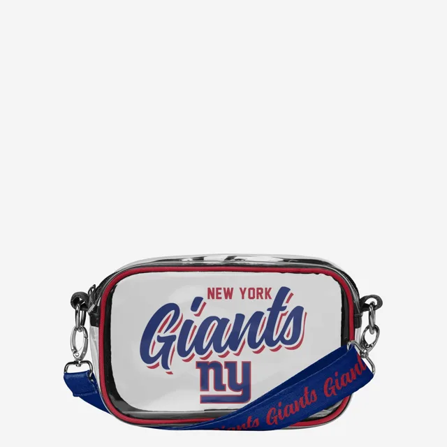 New York Giants Sac à bandoulière transparent Monty Script
