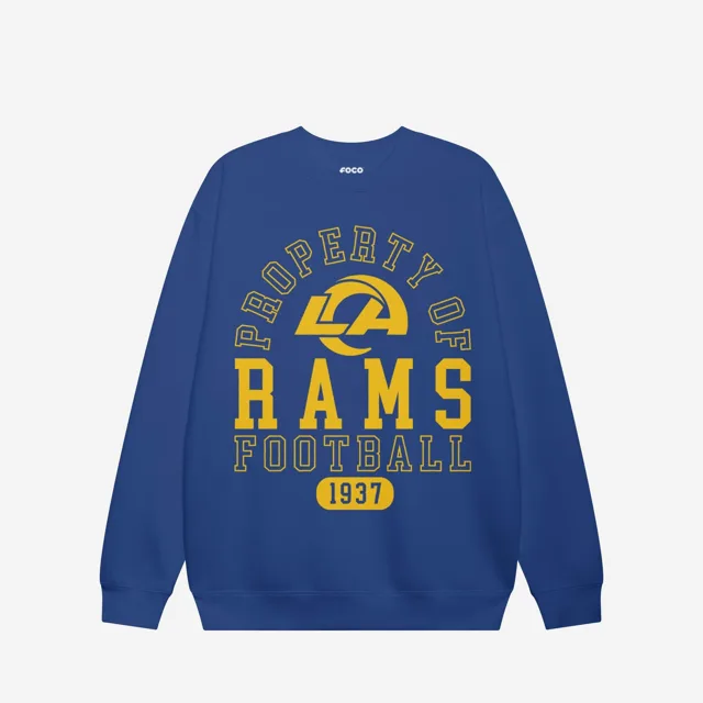 Los Angeles Rams Propriété du sweat-shirt à col rond