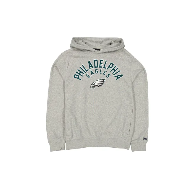 Philadelphia Eagles Sport Night Sweat à capuche gris chiné