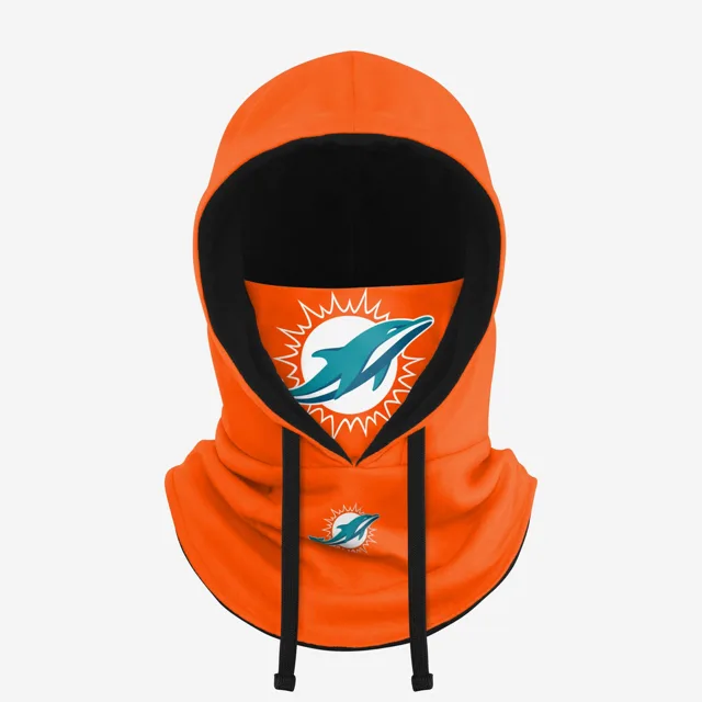 Miami Dolphins Guêtre à capuche avec cordon de serrage de couleur alternative de l'équipe