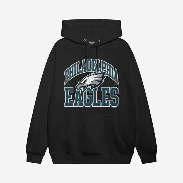 Philadelphia Eagles Sweat à capuche avec mot-symbole arqué