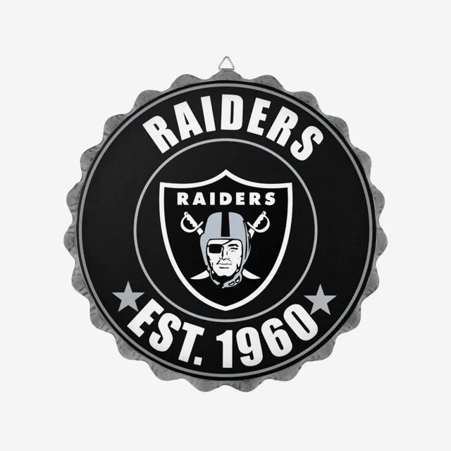 Panneau mural Las Vegas Raiders pour bouchon de bouteille