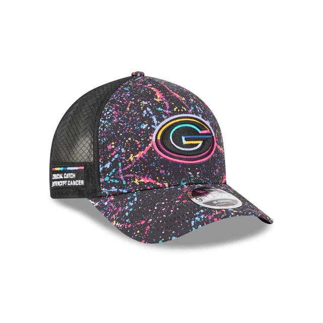 Green Bay Packers 2025 Casquette de camionneur Crucial Catch 9FORTY M-Crown A-Frame