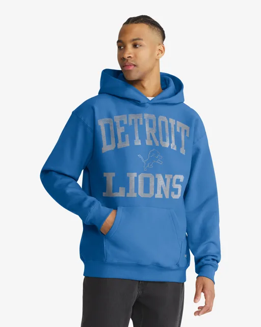 Detroit Lions Campus Stack Arqué '47 Foundation Hood