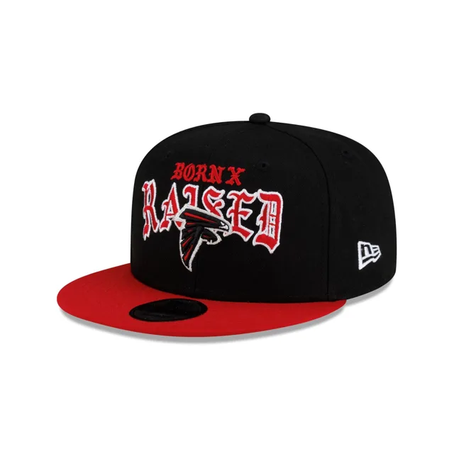 Born x Raised x Atlanta Falcons Casquette Snapback bicolore 9FIFTY