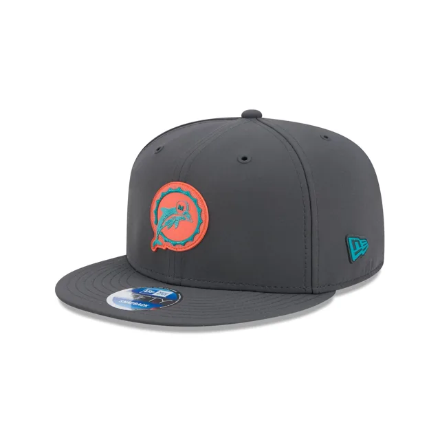 Miami Dolphins 2026 Sideline Cold Weather Historic 9FIFTY Casquette Snapback
