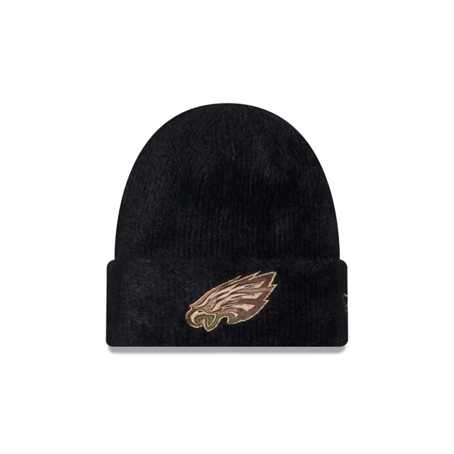 Philadelphia Eagles Bonnet en tricot à revers flou avec logo camouflage