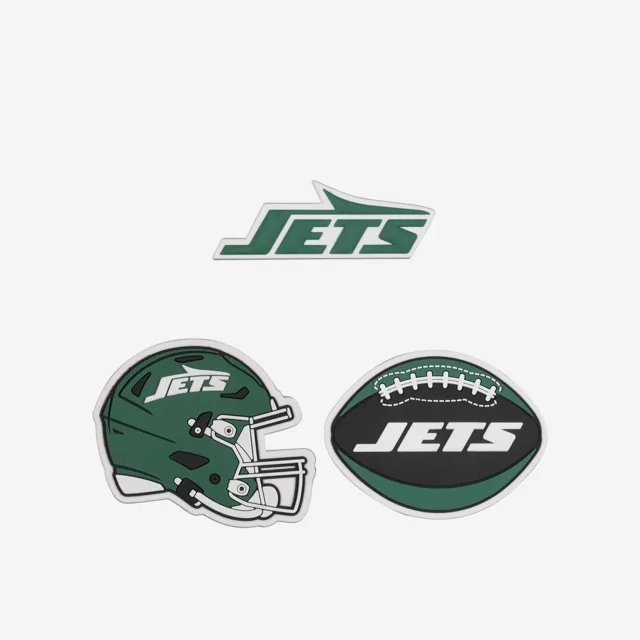 New York Jets Lot de 3 breloques fourre-tout pour hayon