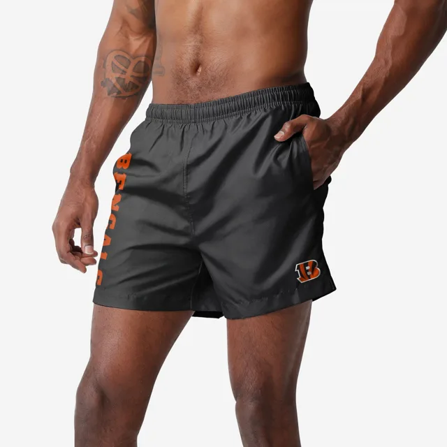 Cincinnati Bengals Maillot de bain uni Wordmark 5,5"