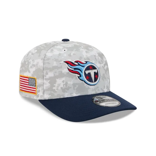 Tennessee Titans 2025 Salut au service Fan Gear 9SEVENTY Chapeau extensible à bouton-pression