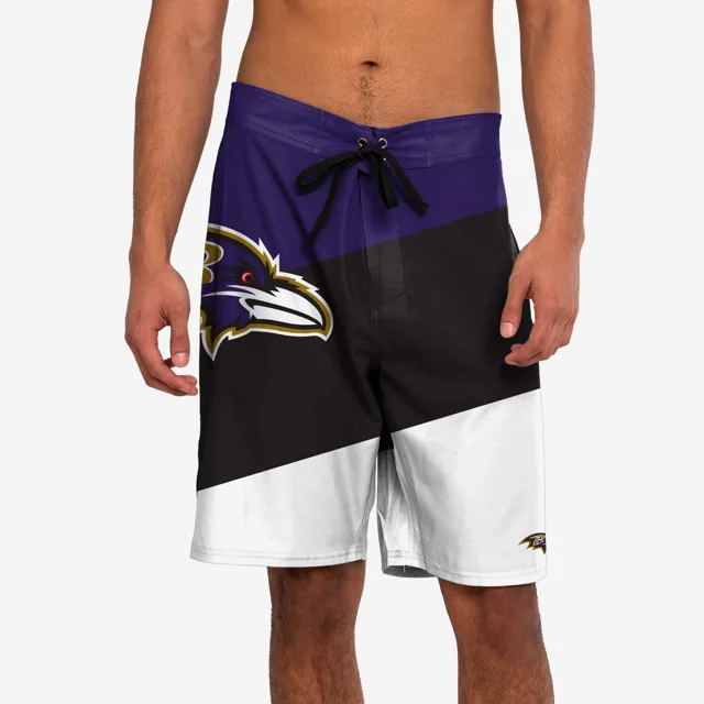 Baltimore Ravens Boardshort de plongée couleur