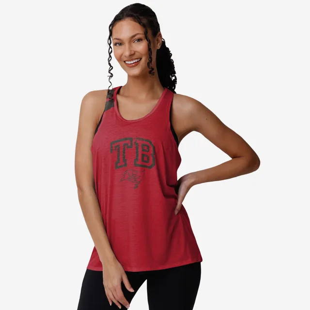 Tampa Bay Buccaneers Haut sans manches Team Twist pour femmes