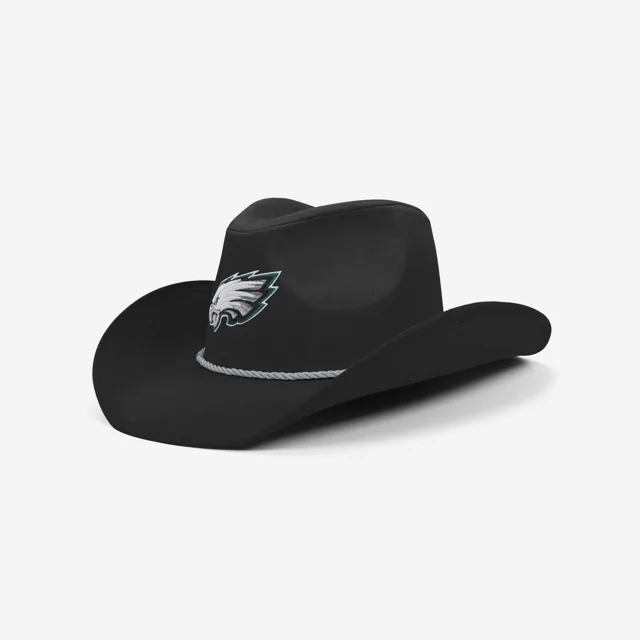 Chapeau de cowboy noir Philadelphia Eagles