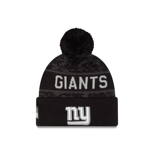 New York Giants 2026 Salut au service Pom Knit Hat