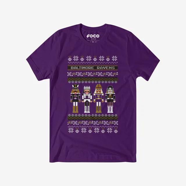 Baltimore Ravens T-shirt pull casse-noisette des fêtes