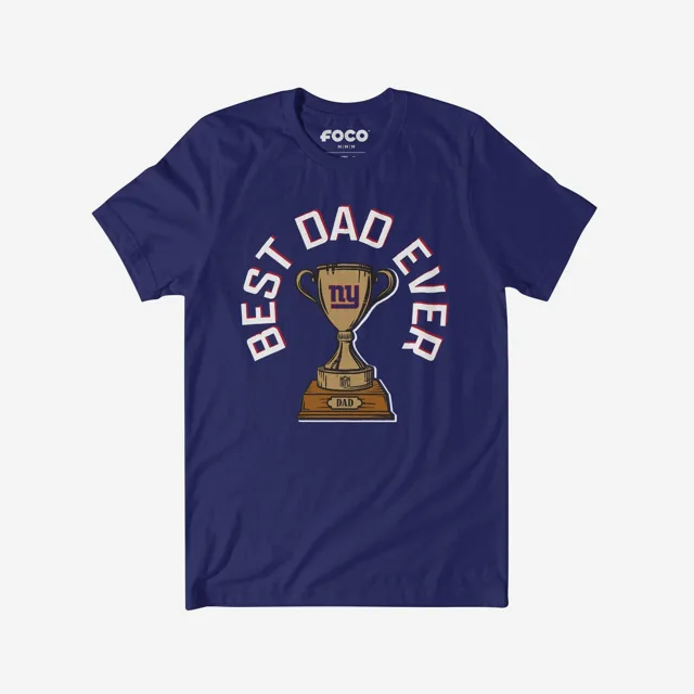 New York Giants T-shirt Trophée du meilleur papa de tous les temps