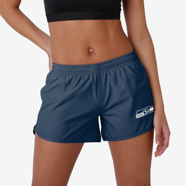 Seattle Seahawks Short de course solide pour femme