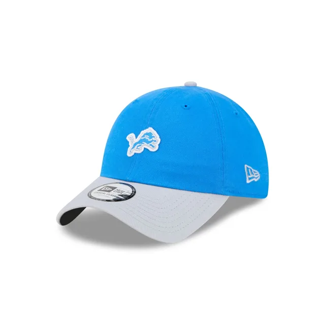Detroit Lions Mini Logo Chapeau réglable bicolore décontracté classique