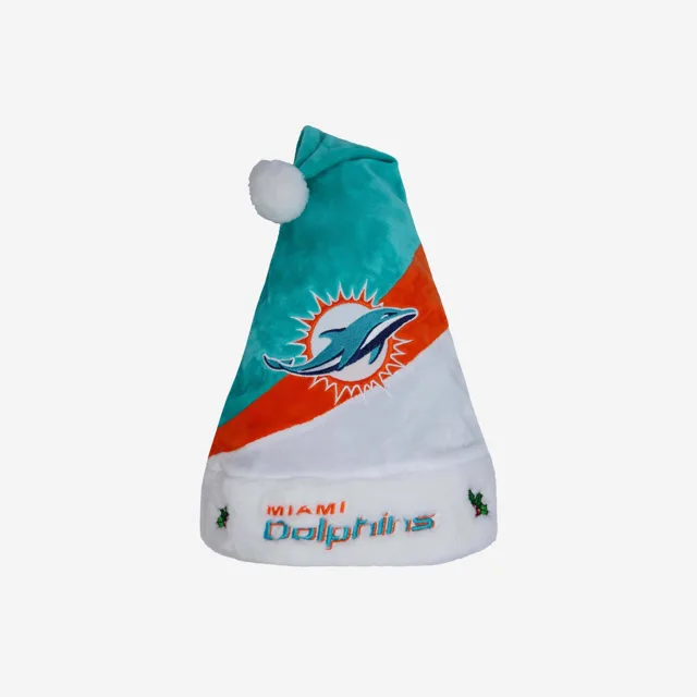 Miami Dolphins Bonnet de Père Noël color block