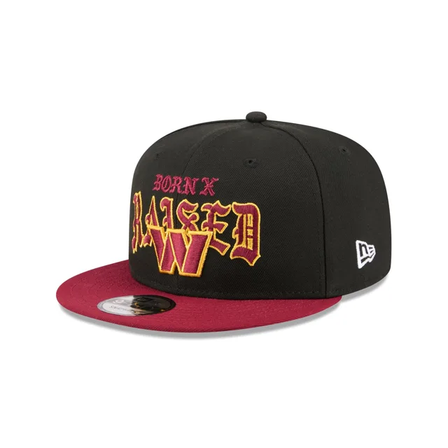 Born x Raised x Washington Commanders Casquette Snapback bicolore 9FIFTY