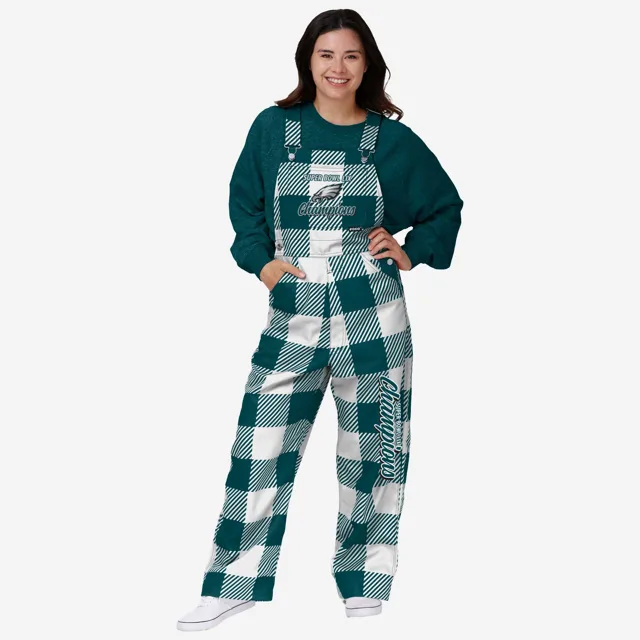 Philadelphia Eagles Super Bowl LIX Champions Salopette à carreaux pour femme