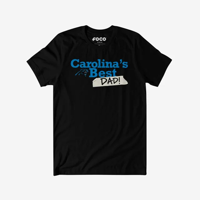 Carolina Panthers T-shirt le meilleur papa du monde