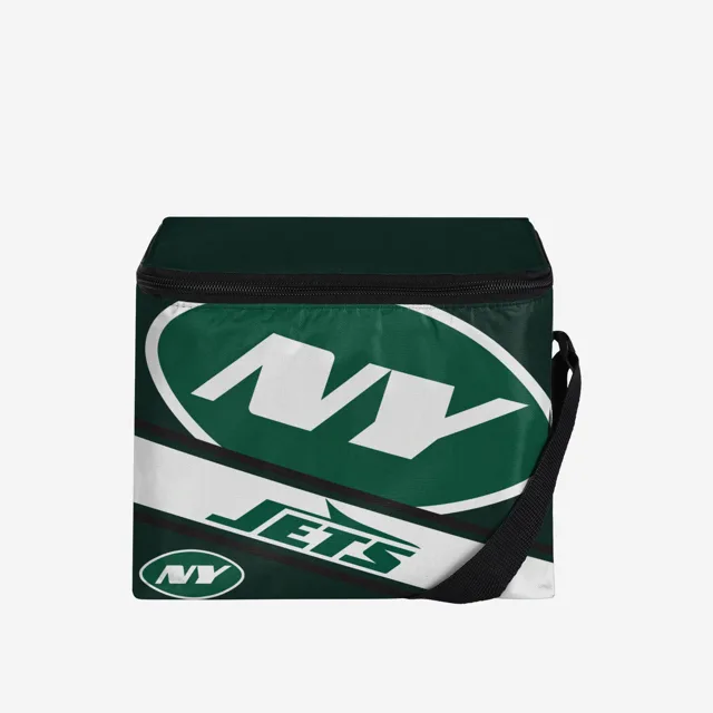 New York Jets Lot de 6 glacières avec grand logo et rayures