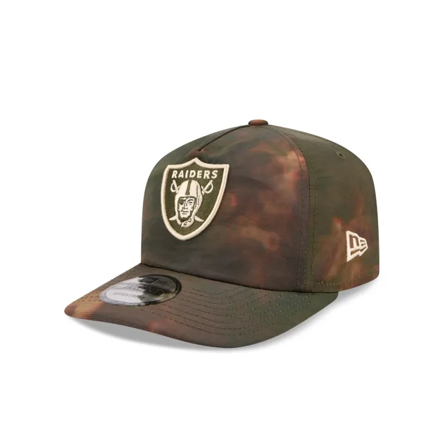 Las Vegas Raiders Trois métiers à tisser en nylon Wash Dye 19TWENTY Chapeau réglable