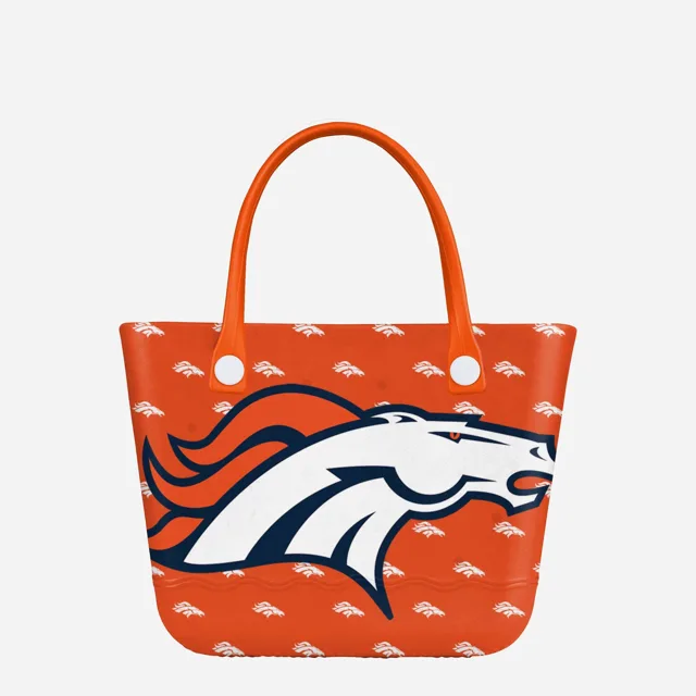 Denver Broncos Grand logo Mini sac fourre-tout à hayon imprimé