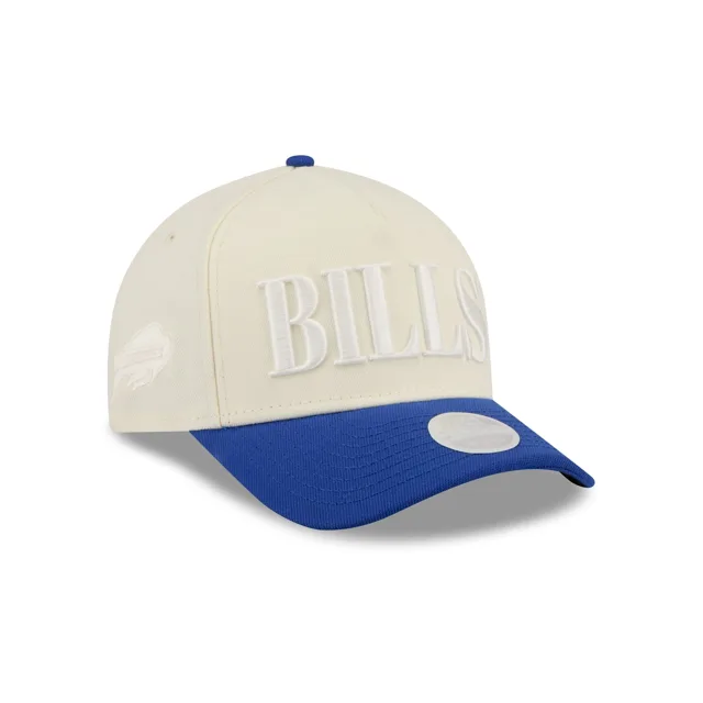 Buffalo Bills Casquette Snapback 9FORTY M-Crown A-Frame bicolore chromée pour femmes