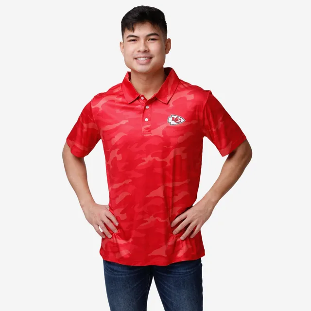 Kansas City Chiefs Polo en polyester camouflage couleur