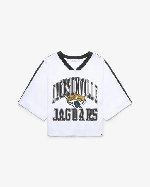 Jacksonville Jaguars BIG OVERARCH '47 MAILLOT RAGLAN À AIGUILLES GOUTTES POUR FEMMES