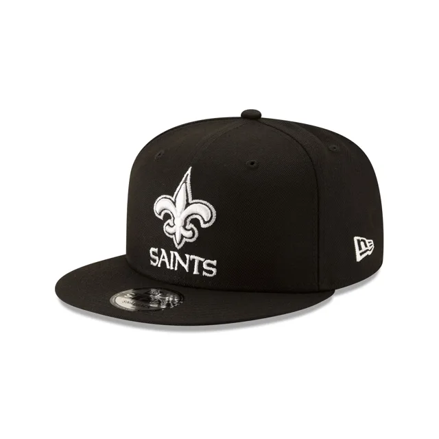 New Orleans Saints Casquette Snapback 9FIFTY Basic Noir et Blanc