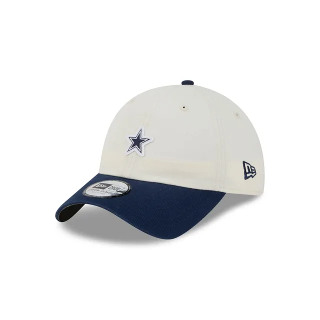 Dallas Cowboys Mini Logo Chrome Blanc Chapeau réglable classique décontracté