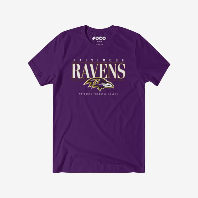 T-shirt à barre signature Baltimore Ravens