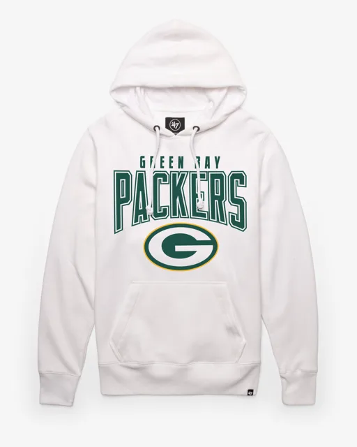Green Bay Packers ÉLÉMENTS DE L'ÉQUIPE ARCH '47 HEADLINE HOOD