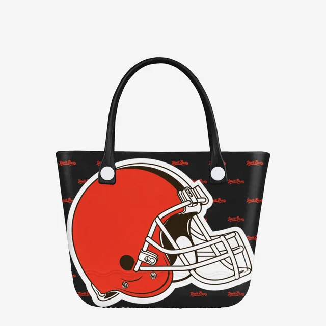 Cleveland Browns Grand logo Mini sac fourre-tout à hayon imprimé