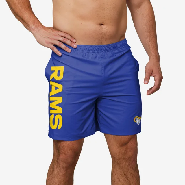 Los Angeles Rams Maillot de bain traditionnel avec mot-symbole solide