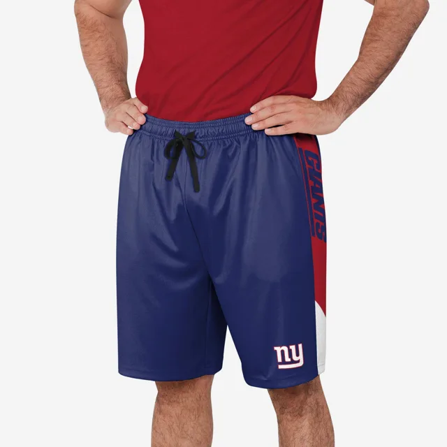 Short d'entraînement à rayures latérales New York Giants