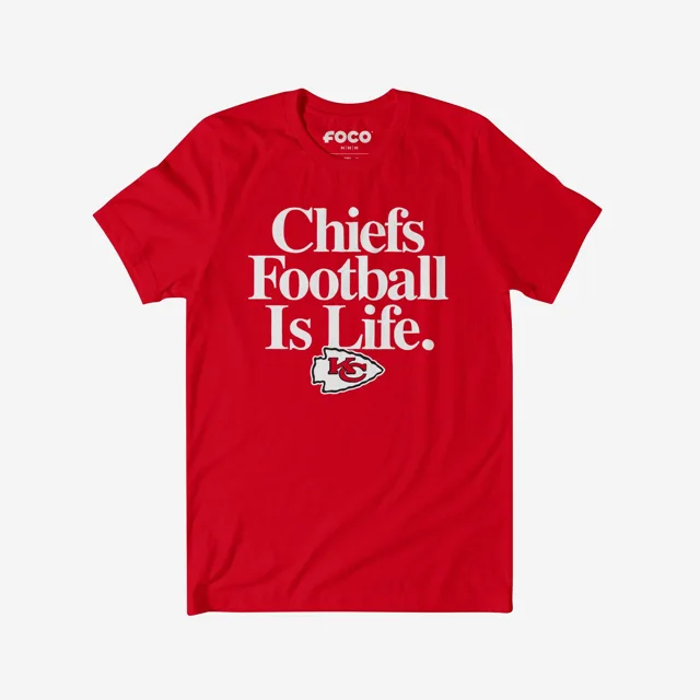 Kansas City Chiefs T-shirt Le football est la vie