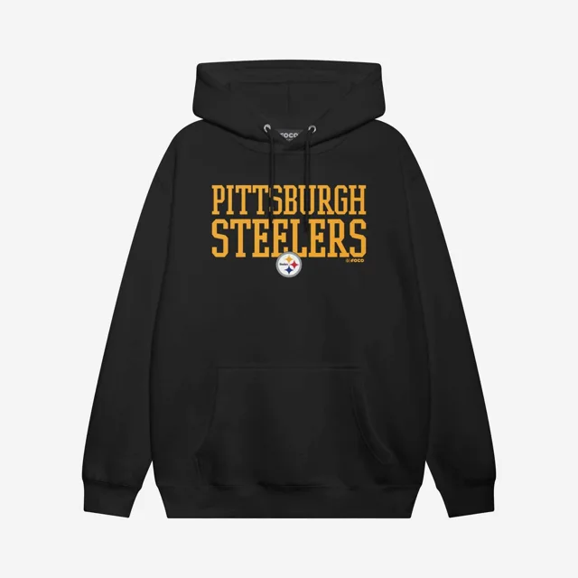 Pittsburgh Steelers Sweat à capuche avec mot en gras