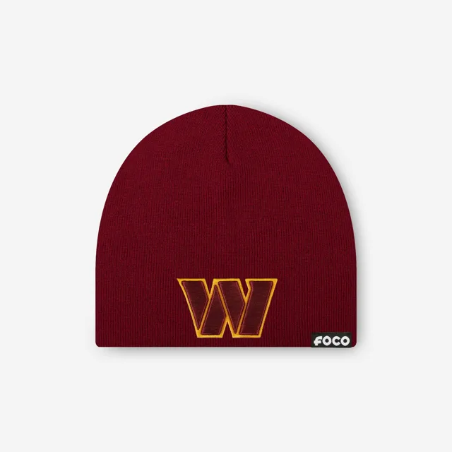 Bonnet tête de mort basique avec logo principal Washington Commanders