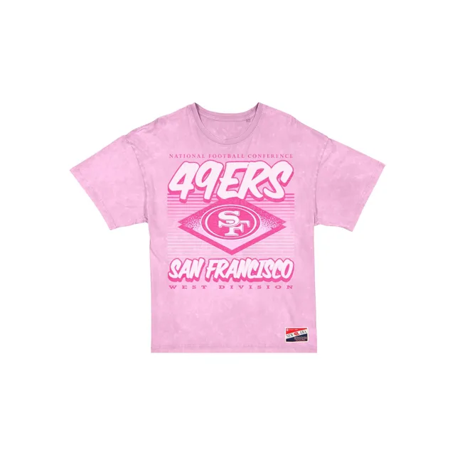San Francisco 49ers Throwback T-shirt rose pour femme